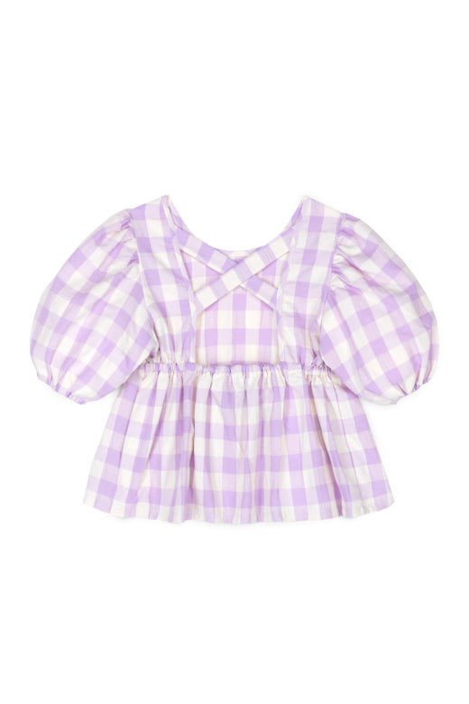 Mipounet - colette vichy blouse - lavender