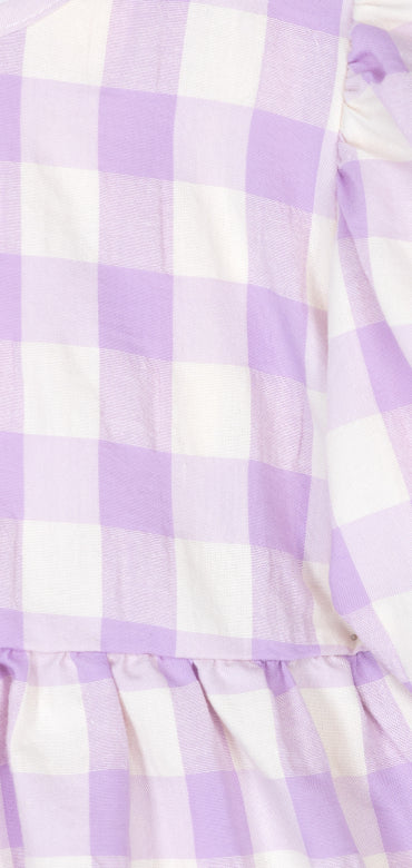 Mipounet - colette vichy blouse - lavender