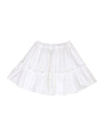 Mipounet - lisa swiss lace flower skirt - white