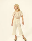 Mipounet - elise muslin ruffle pant - ecru