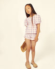 Mipounet - colette vichy shorts - lavender