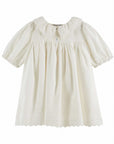 Emile et Ida - kids - embroided dress - blanc