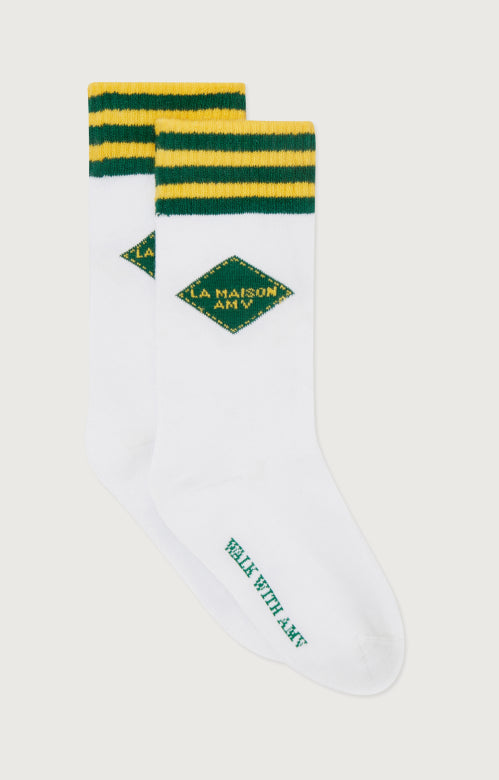 American Vintage - clypsun socks - green/yellow