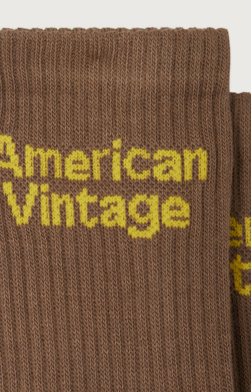 American Vintage - clypsun socks -brown