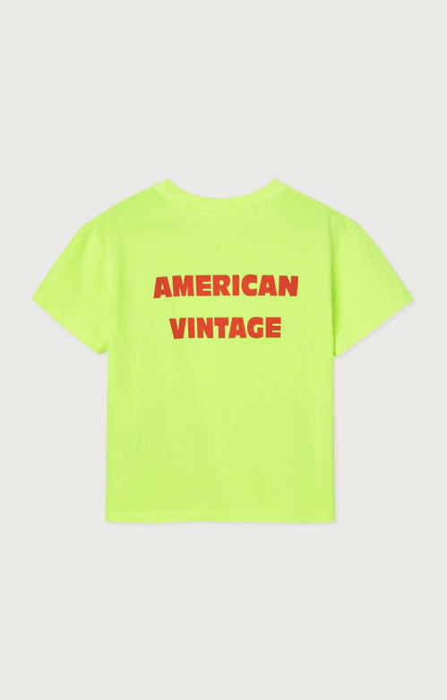 American Vintage - fizvalley t-shirt - mimosa fluo