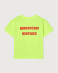 American Vintage - fizvalley t-shirt - mimosa fluo