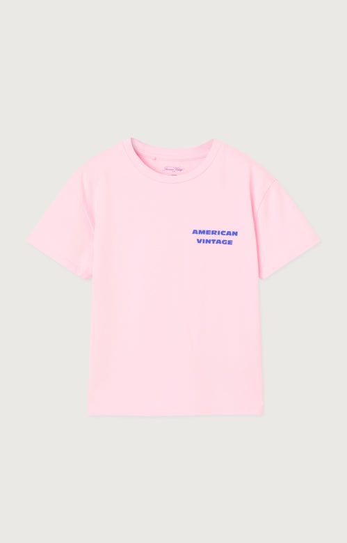 American Vintage - fizvalley t-shirt - baby pink vintage