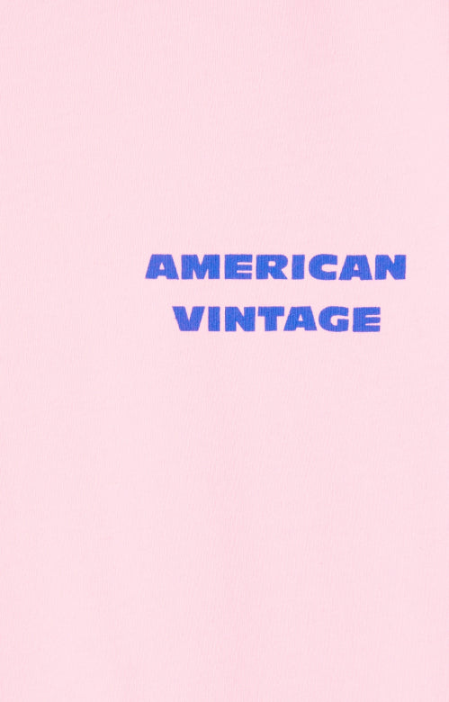 American Vintage - fizvalley t-shirt - baby pink vintage