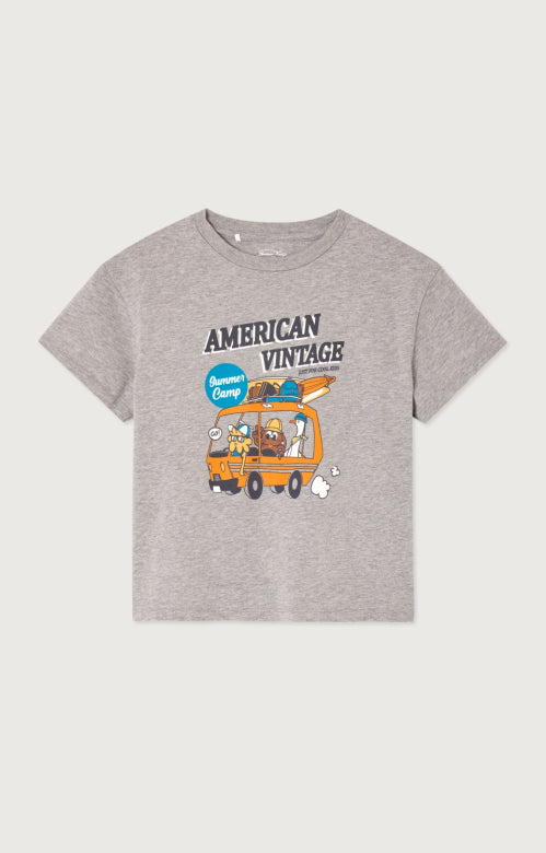 American Vintage - fizvalley t-shirt - heather grey