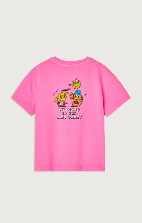 American Vintage - fizvalley t-shirt - rose fluo