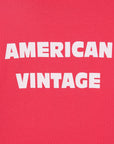 American Vintage - fizvalley longsleeve - framboise vintage