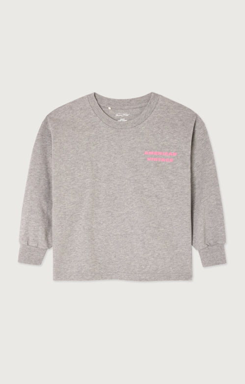 American Vintage - fizvalley longsleeve - heather grey