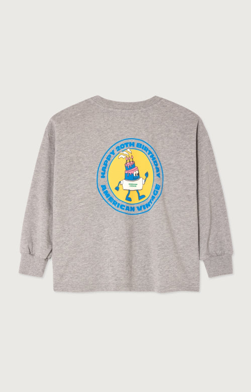 American Vintage - fizvalley longsleeve - heather grey