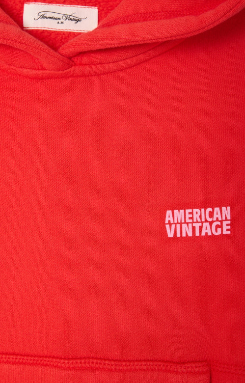 American Vintage - izubird hoodie - fraise vintage