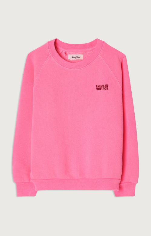 American Vintage - izubird sweatshirt - rose fluo