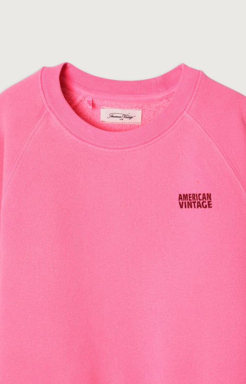 American Vintage - izubird sweatshirt - rose fluo