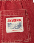 American Vintage - uzatown denim joggers - red