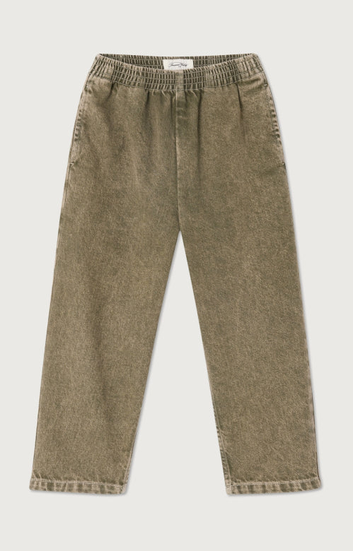 American Vintage - uzatown denim joggers - olive