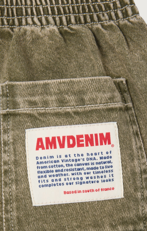 American Vintage - uzatown denim joggers - olive