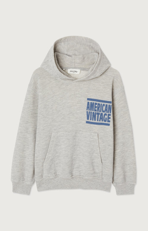 American Vintage - zofbay hoodie - heather grey