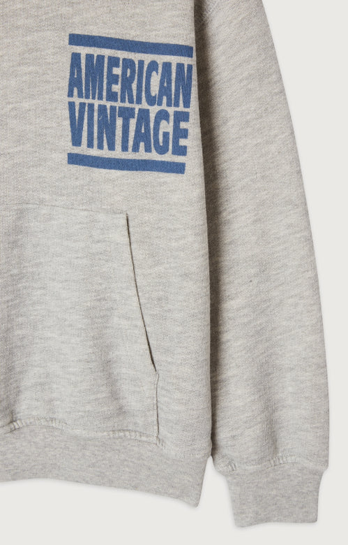 American Vintage - zofbay hoodie - heather grey