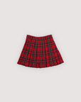 The New Society - Martina Skirt -  Galactic Red Check