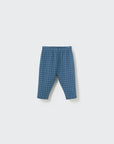 Cozmo brand - RAFA233w5 - gingham flanel pants - blue
