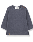 1+ in the family - Alfons - soft rib longsleeve - denim