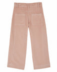 Emile et Ida - kids - velours embroidery pants - peony