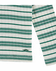 Emile et Ida - kids - stripe rib polo - kiwi