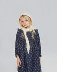 Mipounet - amandine - jacquard dress - dark blue