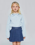 Mipounet - nina - denim skirt - blue