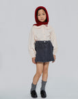 Mipounet - andrea - denim skirt - grey