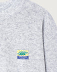 American Vintage - evona sweatshirt - gris clair chine