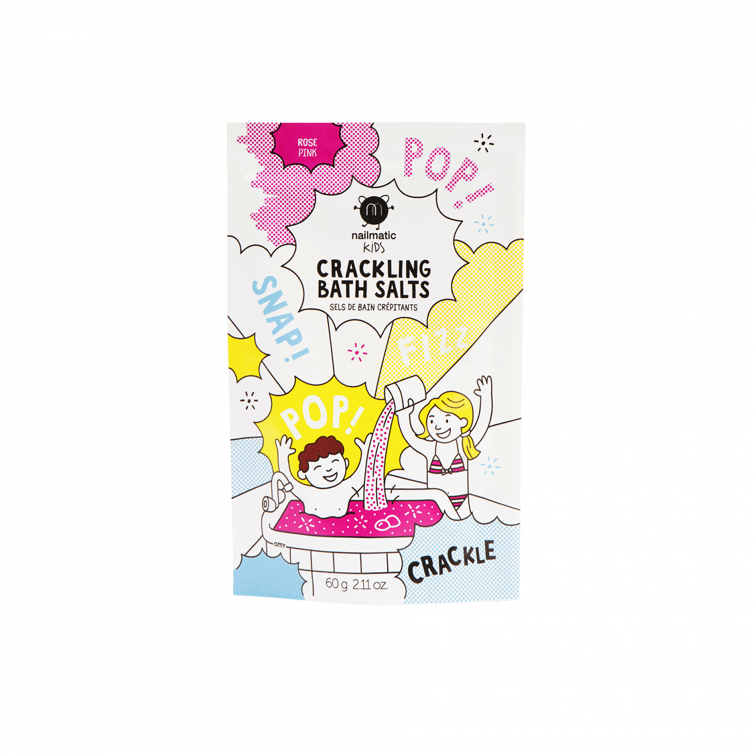 Nailmatic - crackling bath salts - pink