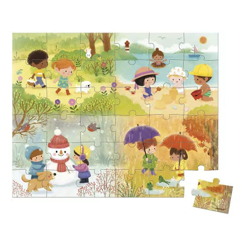 Janod - seasons puzzle - 36 pcs