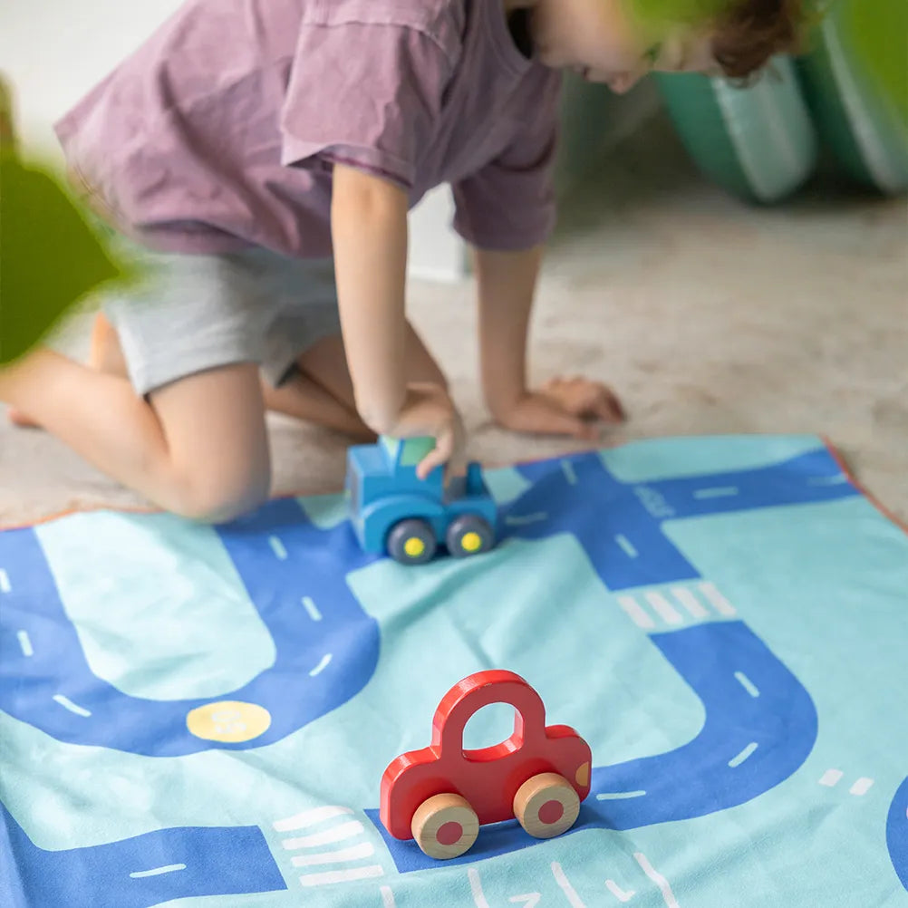 Quut - play towel - road - M 140 X 70cm