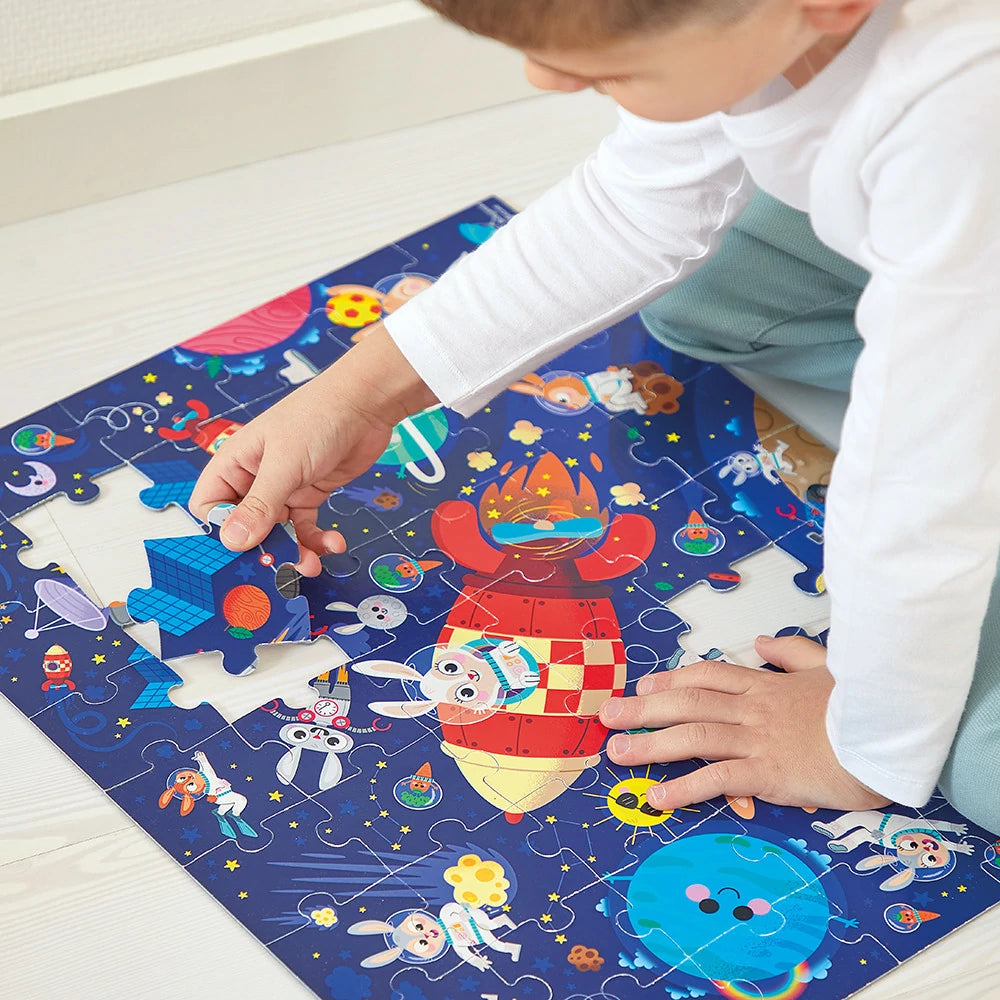 Janod - rocket puzzle - 54 pcs