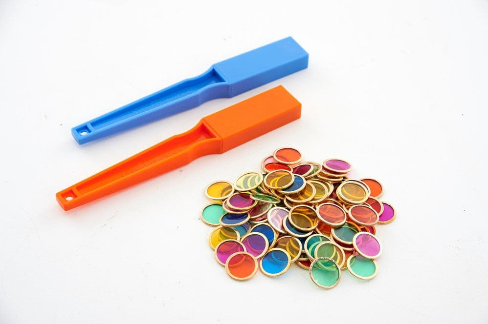 sensory play - magnetic wands &amp; 100 magnetic chips