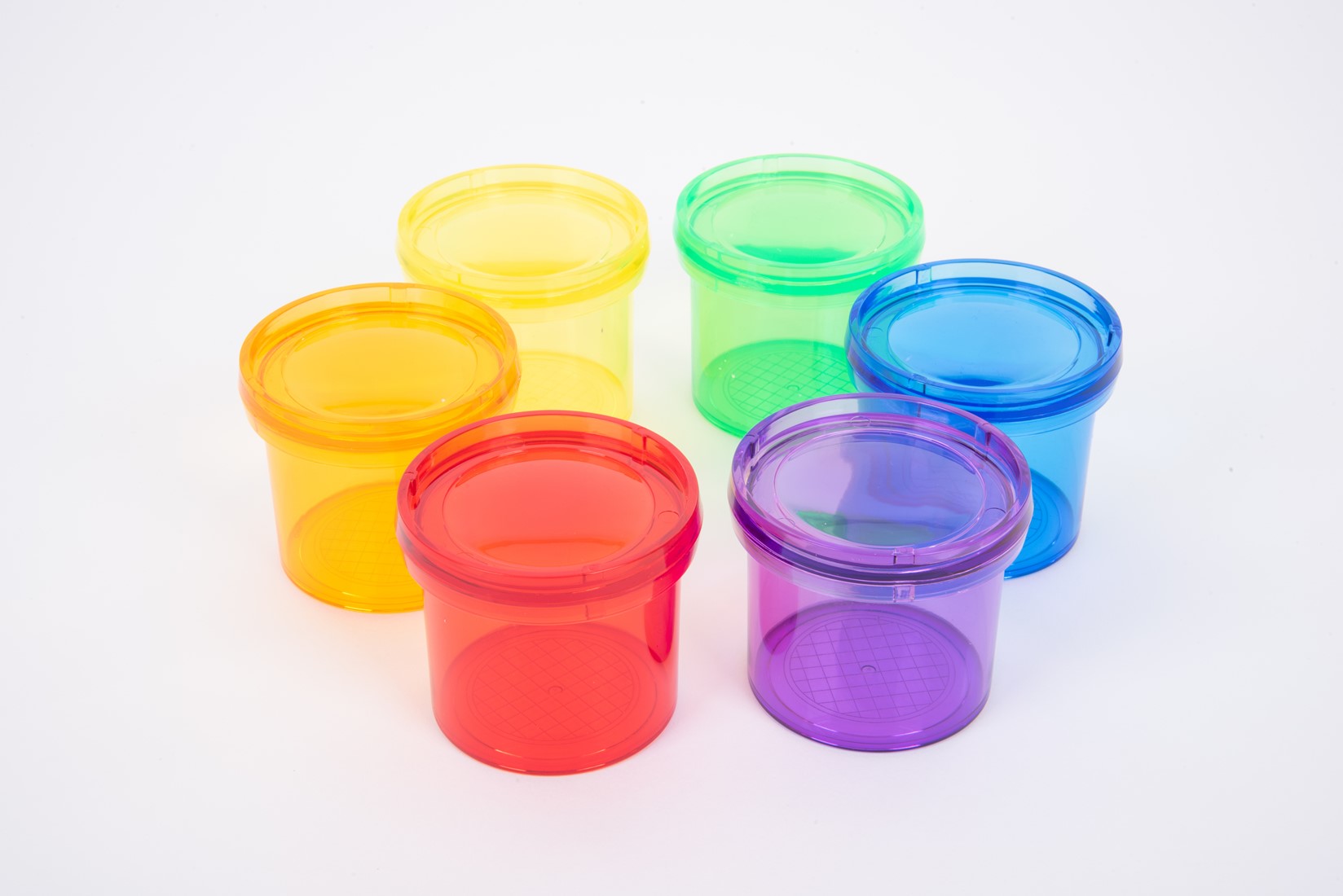 Sensory play - transparant color viewers - set of 6