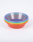 Sensory play - transparant color bowls - set of 6