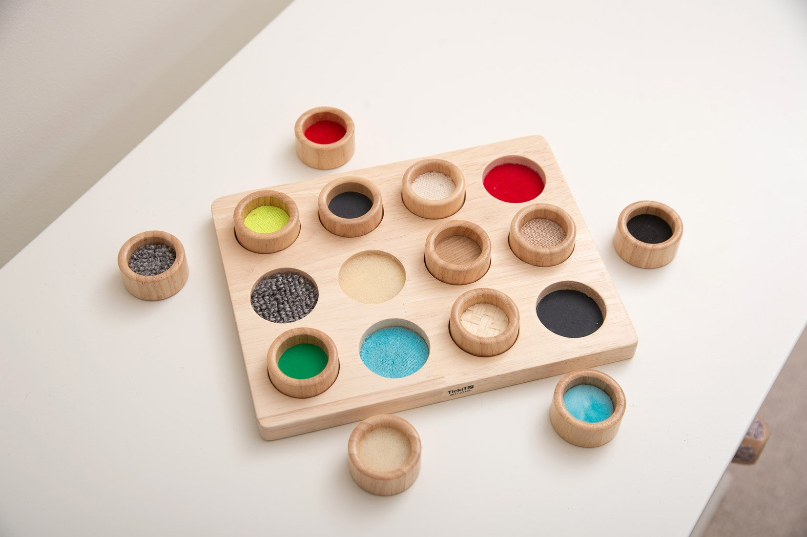 Sensory play - touch &amp; match board