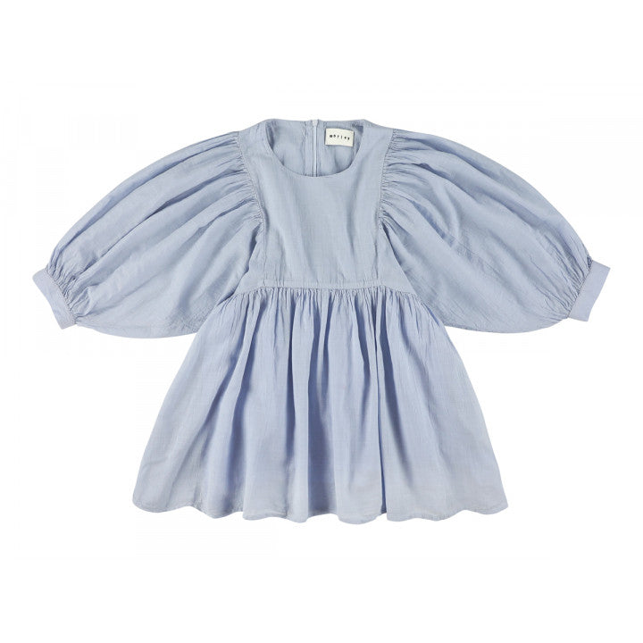 Morley - ulla - balloonsleeves dress - sky