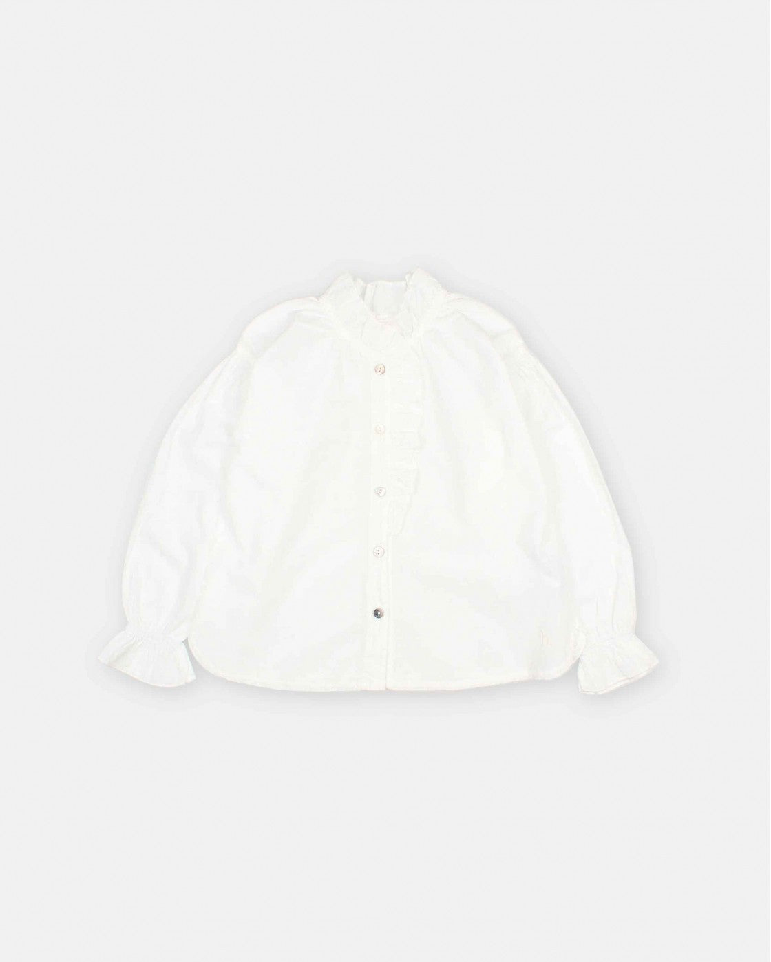 Buho - kids - voile blouse - white