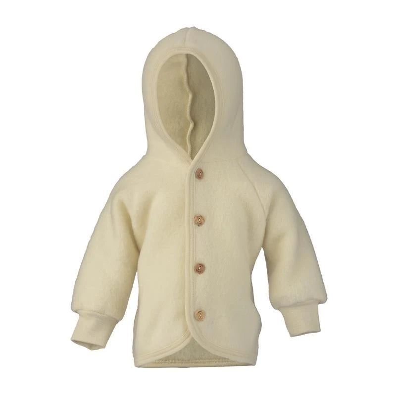 Engel Natur - Hooded Jacket - Natural - Hyggekids