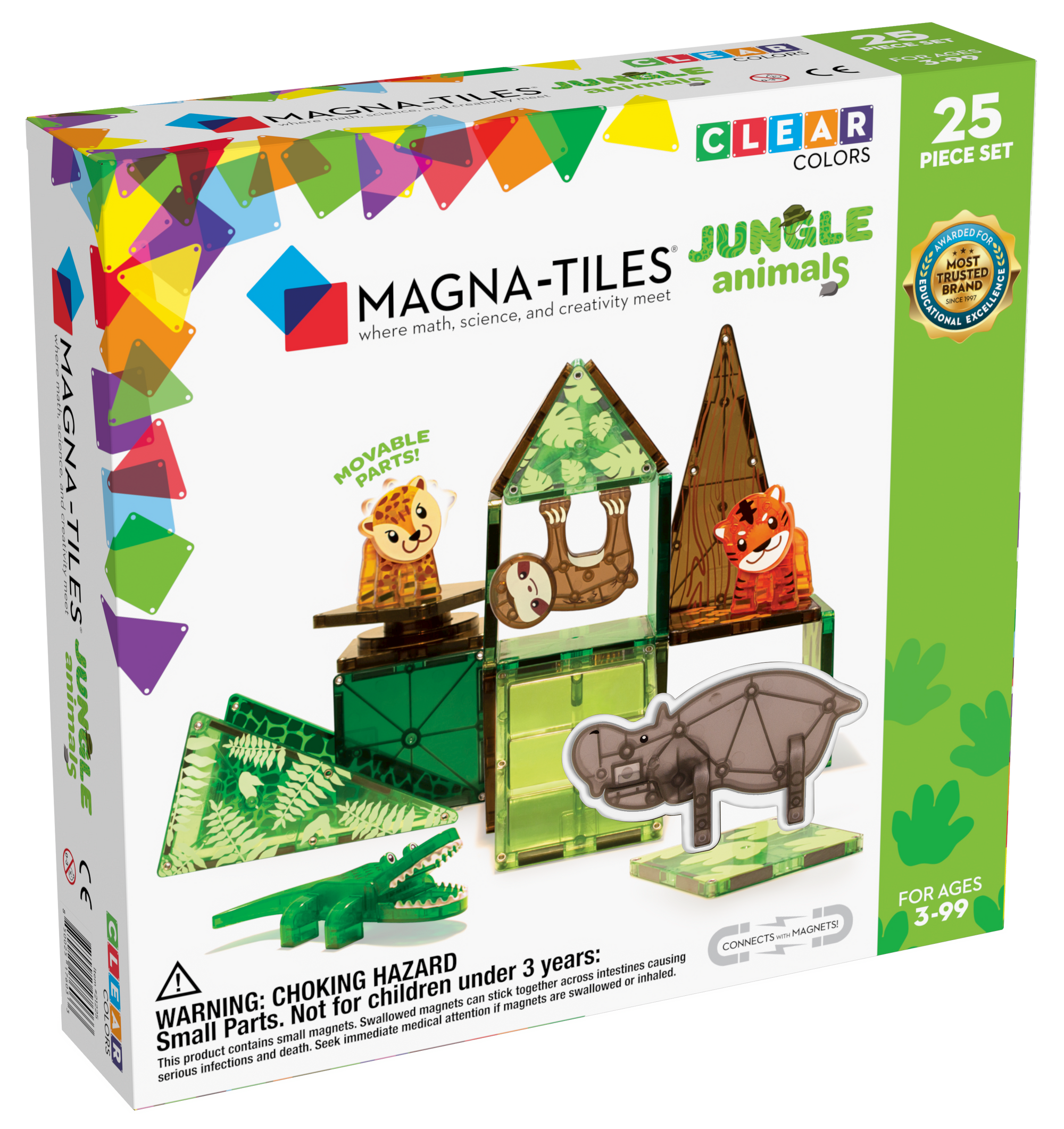 Magna Tiles - jungle - 25 stuks - Hyggekids