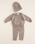 Hvid - wool sweater - georgette - sand - Hyggekids