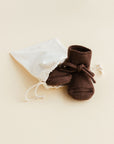 HVID - Booties - dark brown - Hyggekids