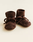 HVID - Booties - dark brown - Hyggekids