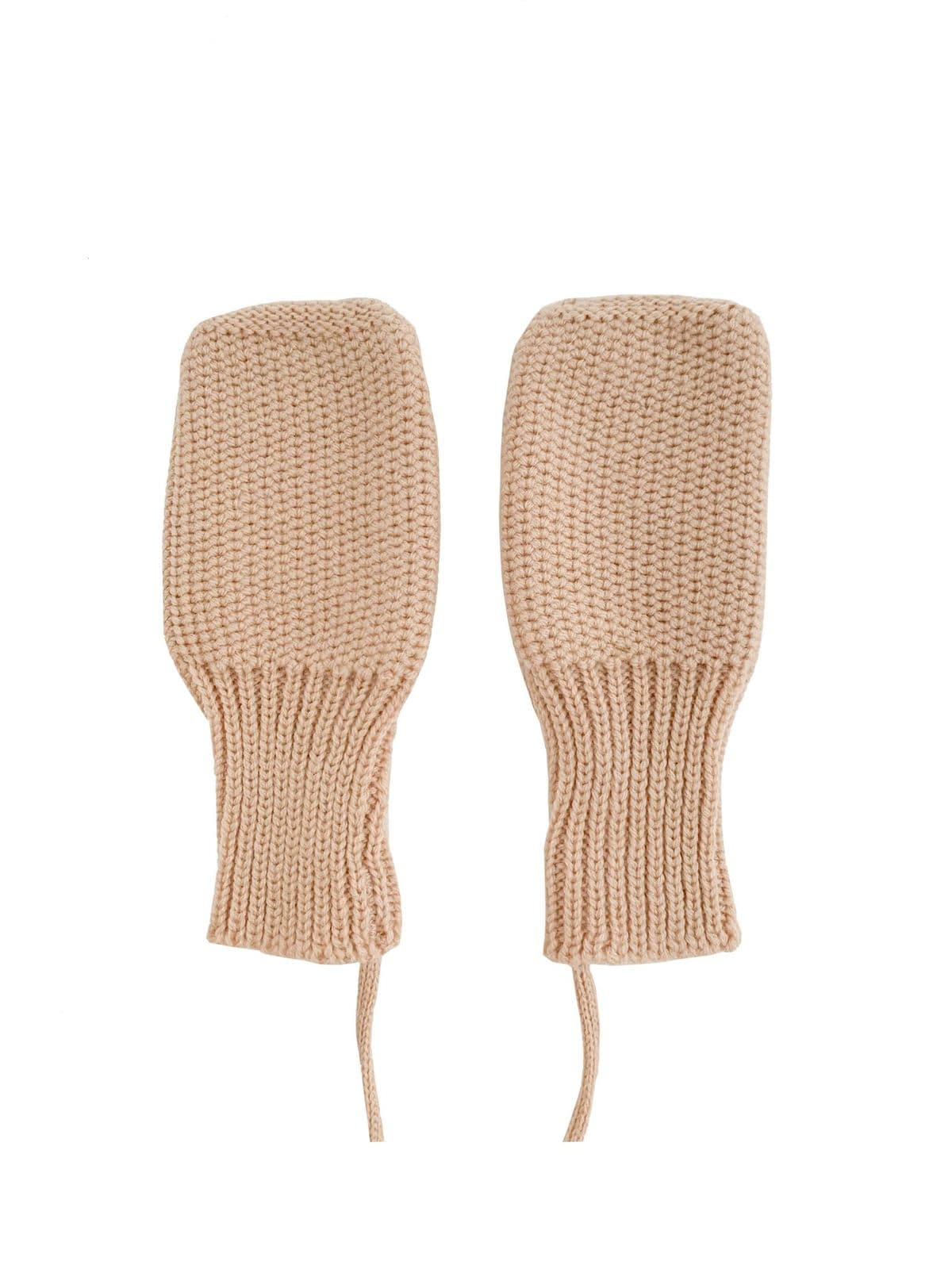 HVID Mittens 6m-2Y Apricot - Hyggekids